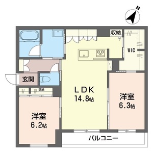 ベルクルー　Ⅲ 303号室