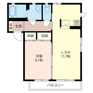 メルヴェーユ　Ⅰ 202号室