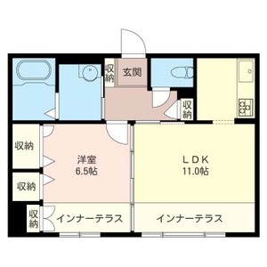 Ｔｒｅｓｔ　Ｇａｒｄｅｎ　Ｆ 102号室