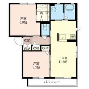 トレアモーレ　Ｃ 102号室