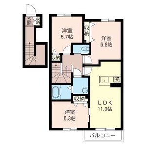 グランド　エントランス 202号室