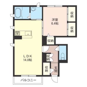 グランレーヴ 102号室