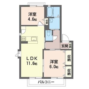 グランガルデ　Ｅ 201号室