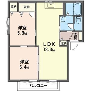サンライズ鳥羽Ｂ 101号-16