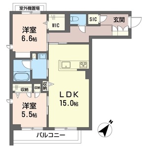ライデン　ヴォーネン 205号室