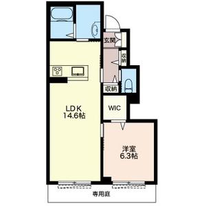 ラ　フォレスタⅢ 102号室