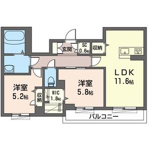 プレジール 302号室