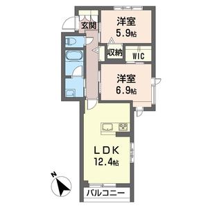 シャーメゾン　フォレスタ 201号室