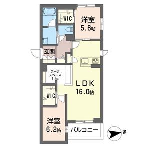 ラ・ヴィ 202号室