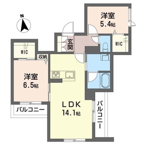 リュミエール　ドゥー 201号室