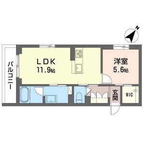 ヴァレンティア 201号室