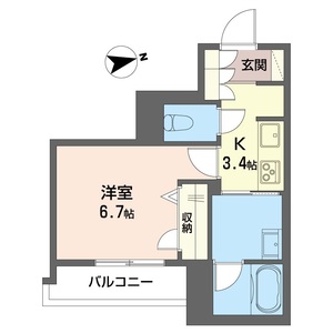 シキ　テラス 202号室