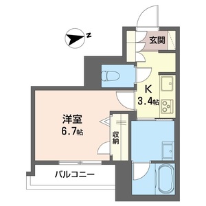 シキ　テラス 302号室