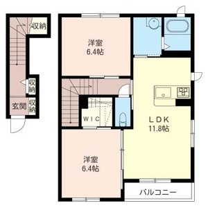 リアン　Ⅱ 202号室