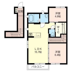 アーバンヒルＤ 201号-6