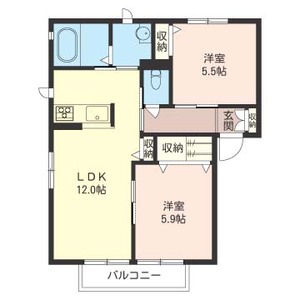 レションデュぺーレ Ⅱ 201号-6