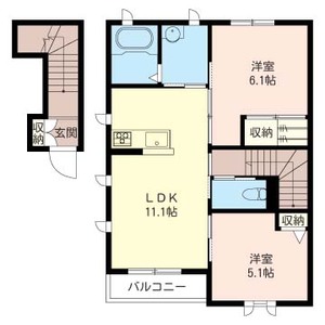 シャーメゾン　南台 201号室