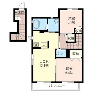 プレジール　Ａ 201号室