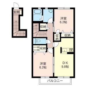 カミナール　Ⅱ 202号室