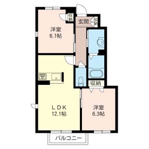 アゼリアＣ 101号室