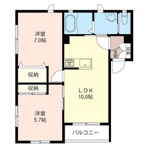 ソレアード 202号室