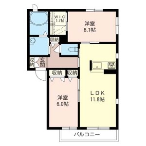 ショコラ　Ａ 202号室