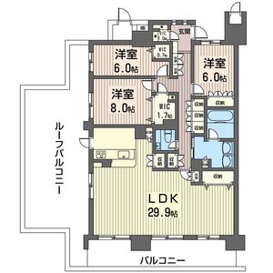 デュオヒルズ新所沢駅前1501号室 1501号-16
