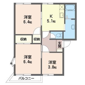 パークサイドドエル　Ａ 201号-3
