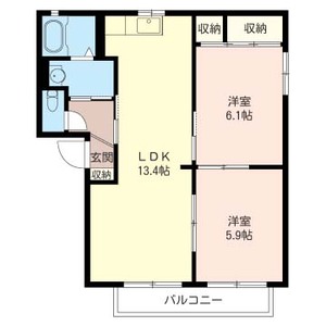 コーポオアシスB 102号-16