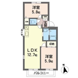 グリーンハイツ　Ｂ 201号室