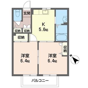 パールクレスト　Ｂ 202号室