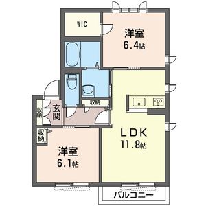 シャーメゾン三郷中央Ｂ 201号室