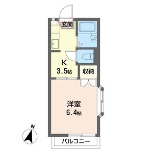 フローラル　姫宮　Ⅱ 205号室
