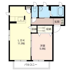 ゼルコバテラス 101号室