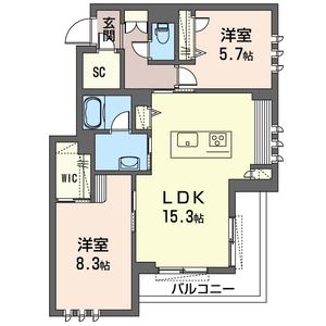 ヒュッゲ 301号室