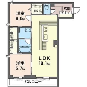 ミリュープラス本町東 203号室