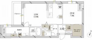 クレール　シャーメゾン　プレミア 102号室