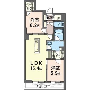 カーサ　ディ　セイ　アルベリ　Ⅲ 302号-16