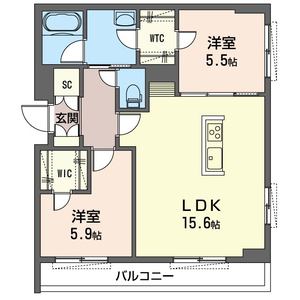 カーサ　ディ　セイ　アルベリ　Ⅲ 101号室