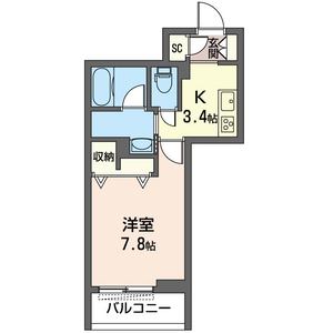 クロシェット 303号室