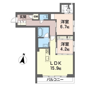グランレーヴ宮原 303号室