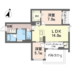 セルディーナ　イースト 301号室
