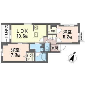 ペイサージュ　カリテ 201号室