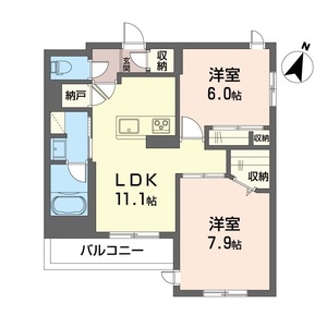 ペイサージュ　カリテ 203号室