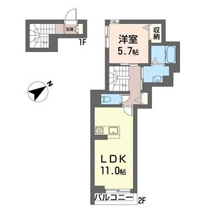 サンティエ 201号室