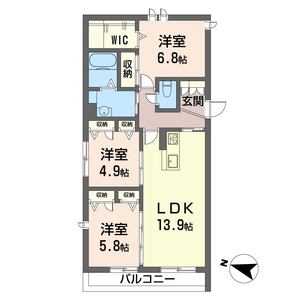 Ｙ’ｓ　Ｔｈｒｅｅ 203号室