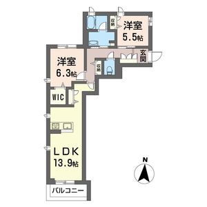 ル・ソレイユ・ルヴァン 201号室