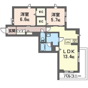 ル・ソレイユ・ルヴァン 305号室