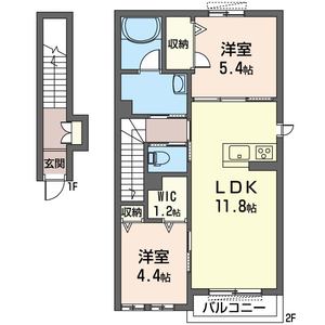 ボヌールⅢ 203号室