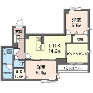 ゼブリナス元町 105号室